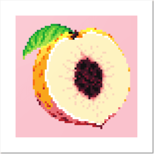 Pixel Peach Posters and Art